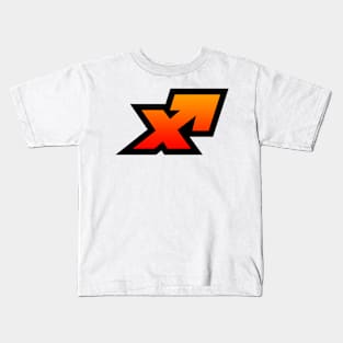 Sagittarius Orange Gradient Kids T-Shirt